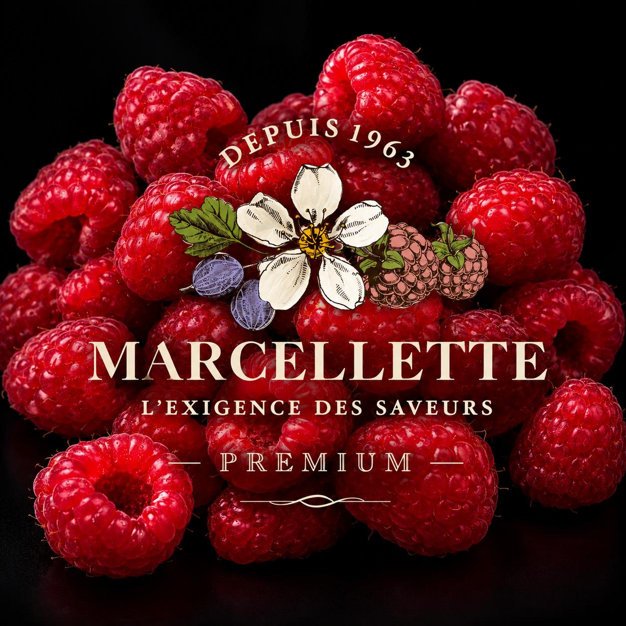 Framboises et petits fruits de la sélection MIA en barquettes de marque